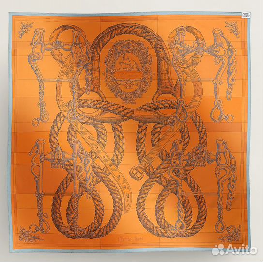 Шелковый платок hermes Della Cavalleria