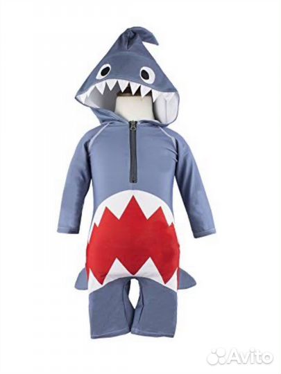 Костюм для плавания детский 74 (акула)