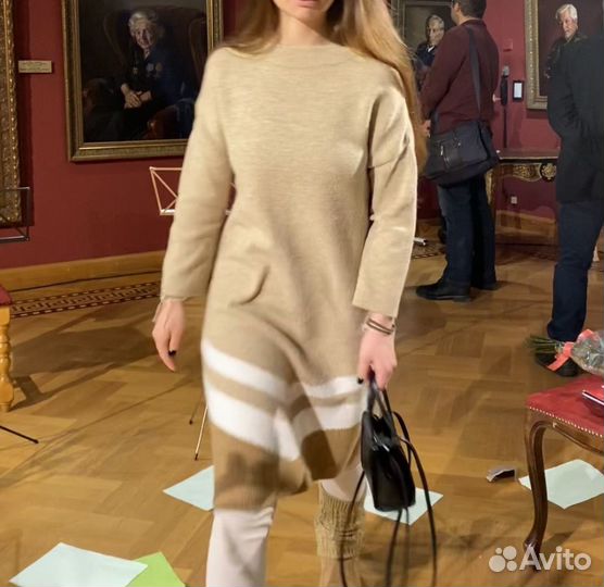 Платье шертяное свитер