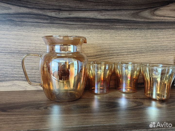 Графин, стопки, кувшин, стаканы