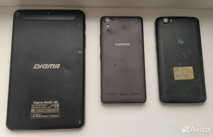 Планшет и телефоны на запчасти