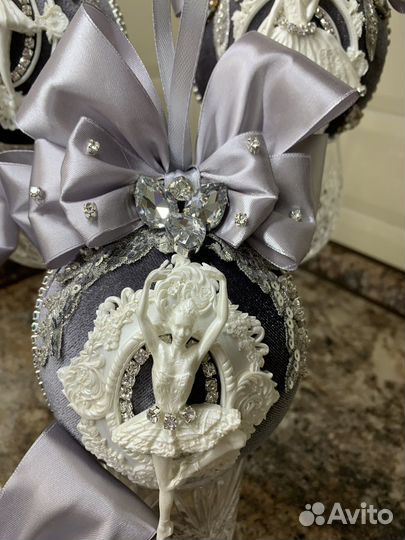 Новогодние шары ручной работы