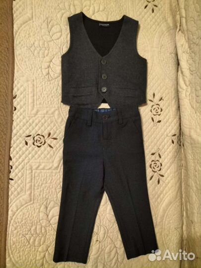 Жилетка и брюки для мальчика рост 92