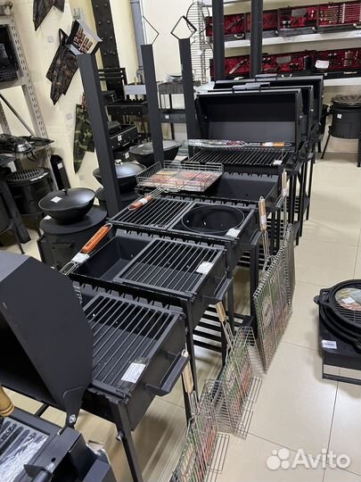 Мангал барбекю коптильня