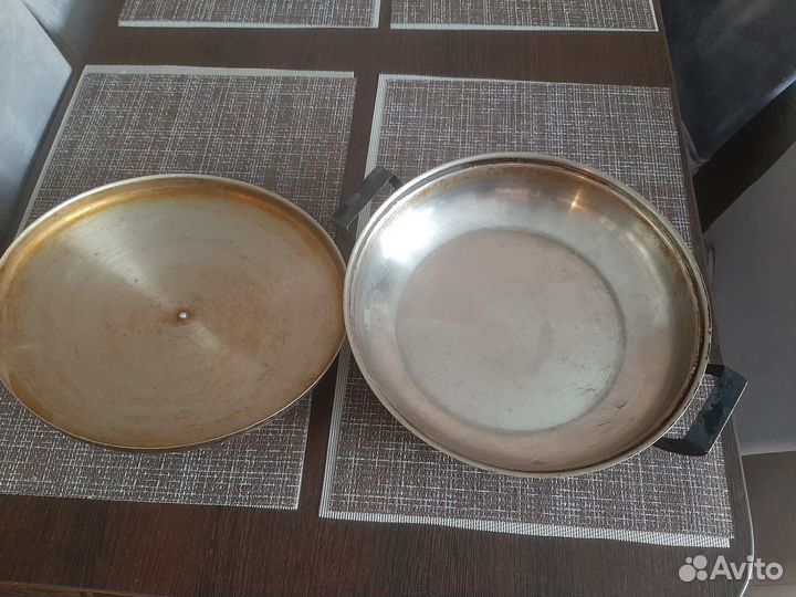 Сковорода сотейник из нержавеющей стали