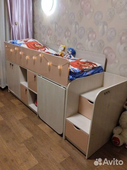 Детская кровать чердак