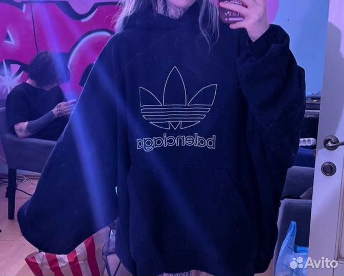 Худи adidas x balenciaga