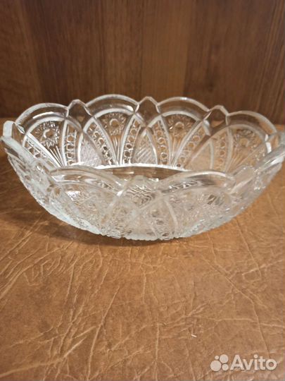 Ваза хрустальная СССР, ладья