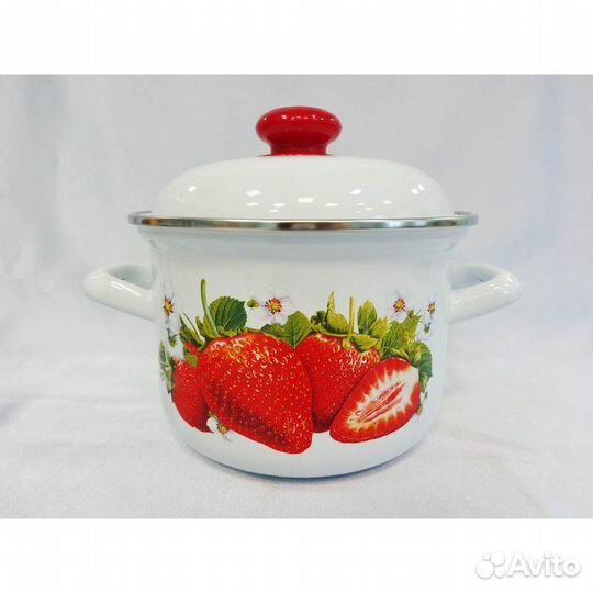 Кастрюля 1,5 л Сочная клубника