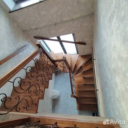 Лестница под ключ. Металлокаркас с обшивкой