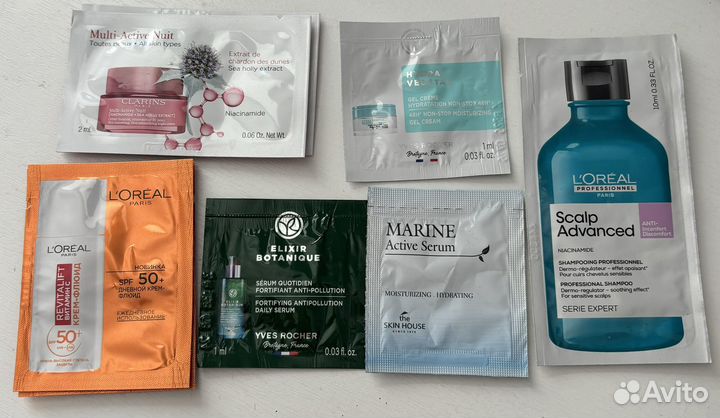 Пробники clarins