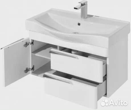 Тумба с раковиной aquaton (Акватон) 1a2355k0bv010