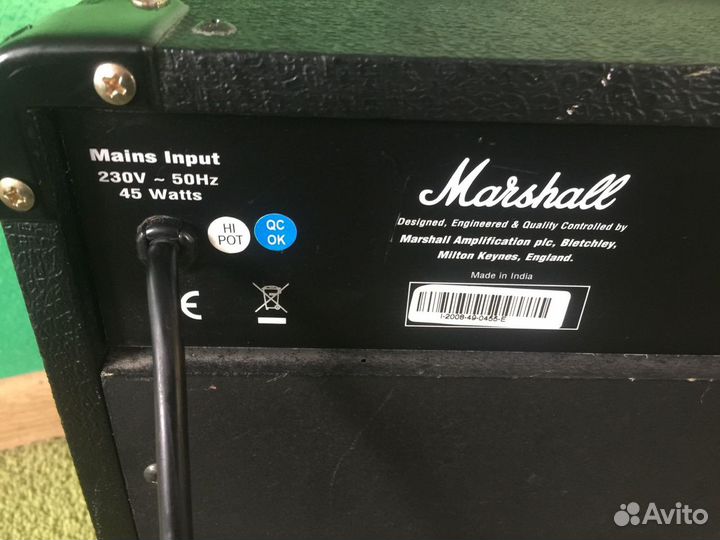 Комбоусилитель marshall MG 15 DFX