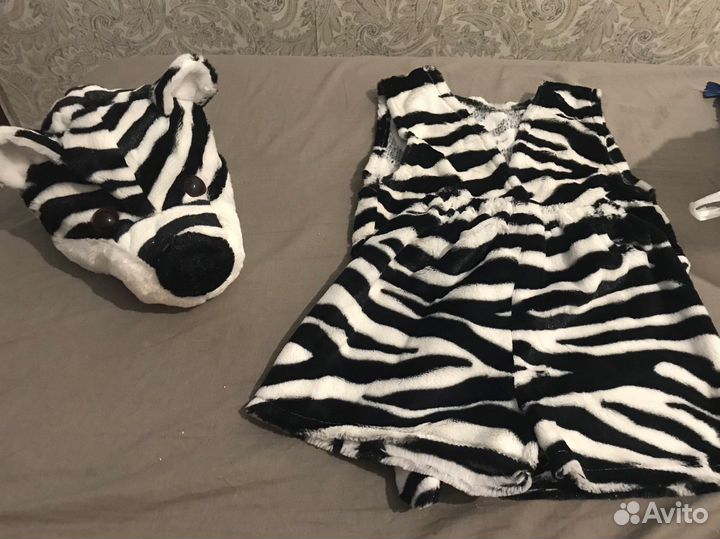 Новогодний костюм Зебра 3-5 лет