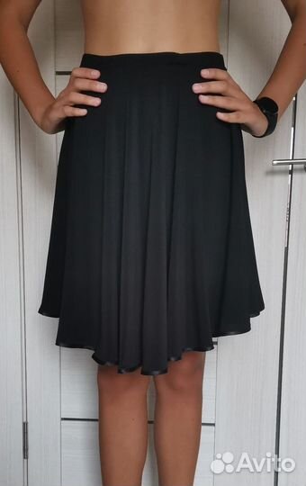 Юбка для гимнастики рейтинговая черная