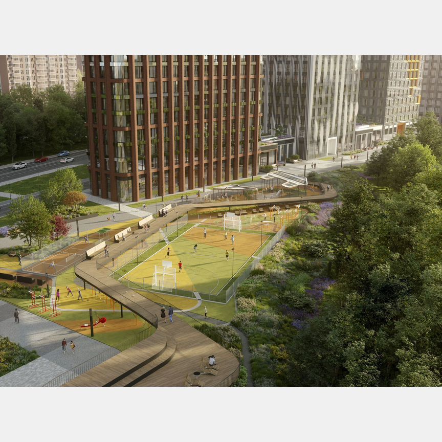 3-к. квартира, 68,6 м², 6/54 эт.