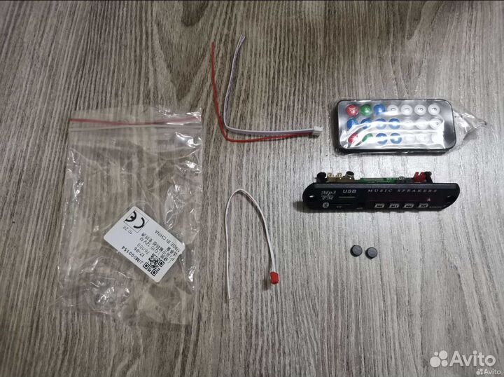 Аудио модуль с Bluetooth, Mp3, USB, AUX, TF, Радио