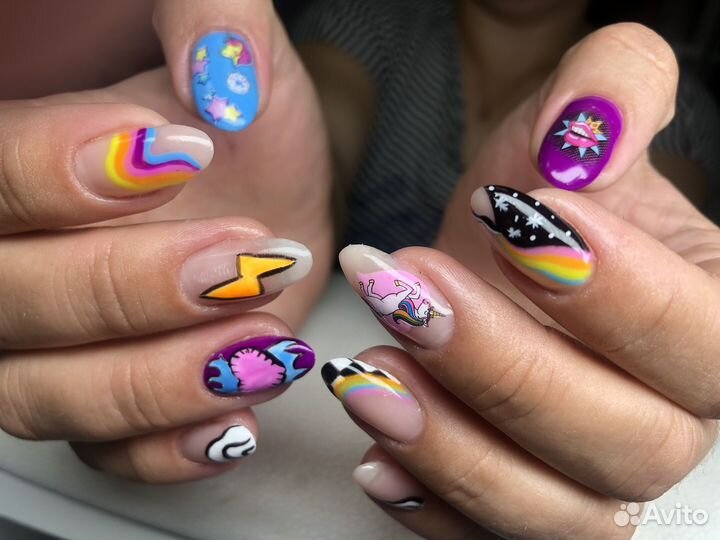 Маникюр, гель-лак, наращивание ногтей