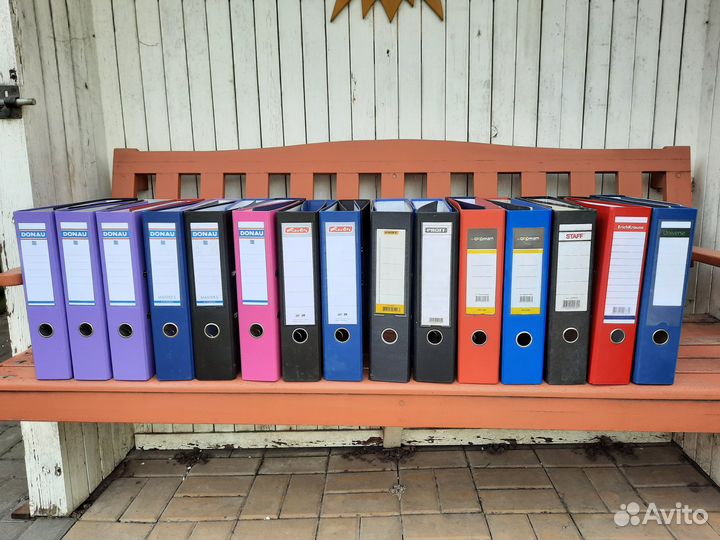 Комплект канцтоваров для офисного архива, б/у