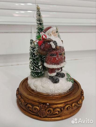 Композиция с подсветкой Дед Мороз