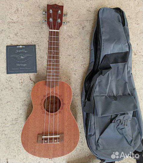 Укулеле сопрано flight с чехлом и струнами