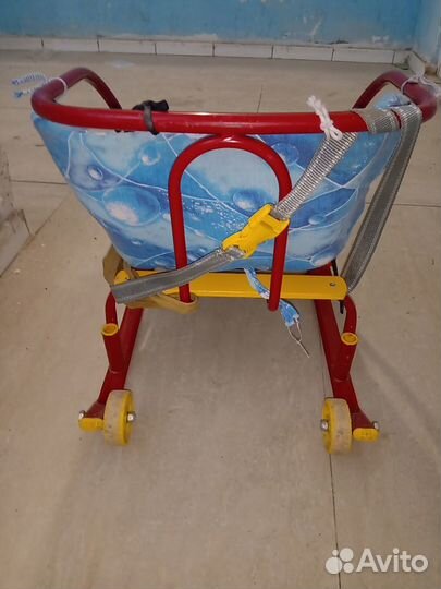 Детские санки с колесами