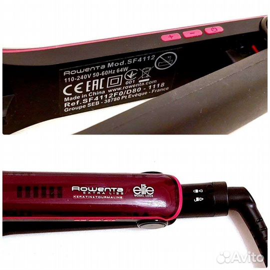 Выпрямитель волос Rowenta Extra Liss SF4112F0