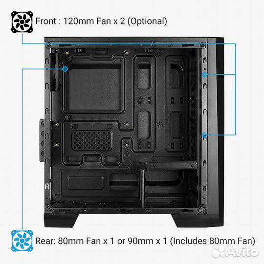 Корпус AeroCool Cylon Mini Black (новый)