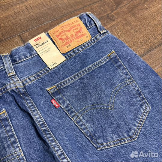 Джинсы levis 516 оригинал новые 35/34