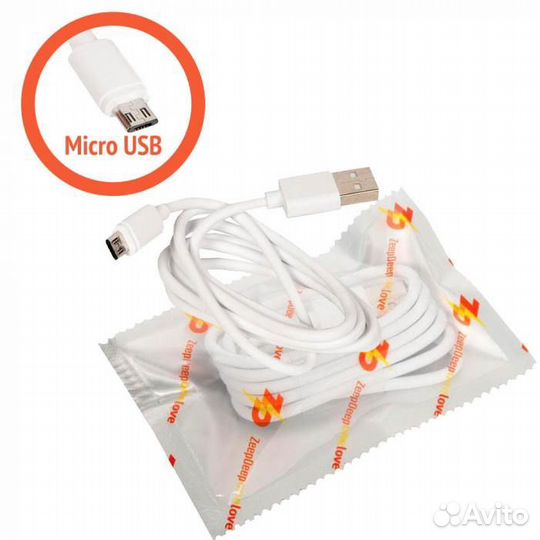 Кабель (Micro USB) ZeepDeep OneLove 3A FastChargin