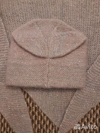 Шапка с косынкой