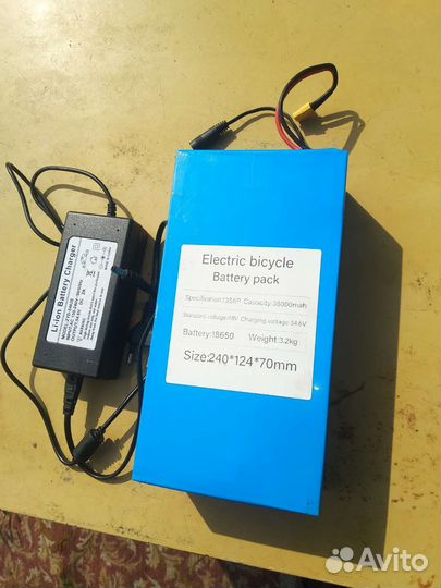 Литий ионный аккумулятор 48в 38000mah 13s6p