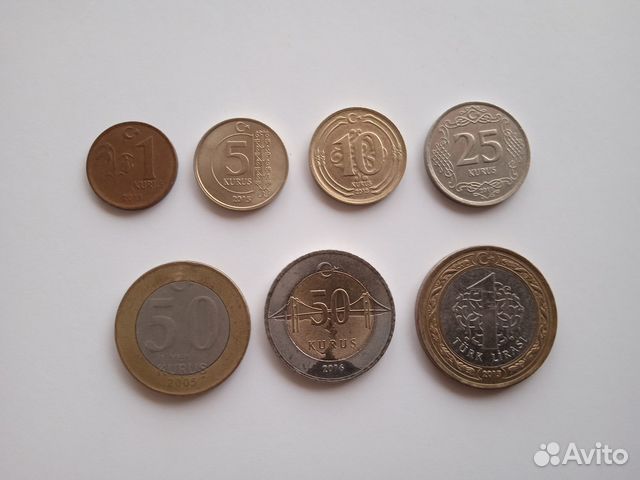 Набор монет Турции