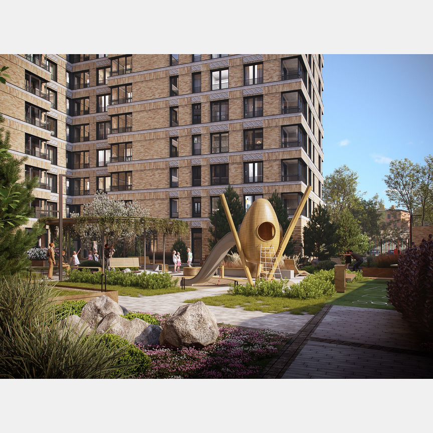 2-к. квартира, 57,1 м², 2/10 эт.