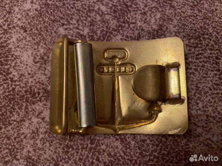 Ремень с бляхой морской