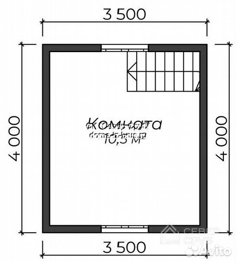 Дом из бруса под ключ