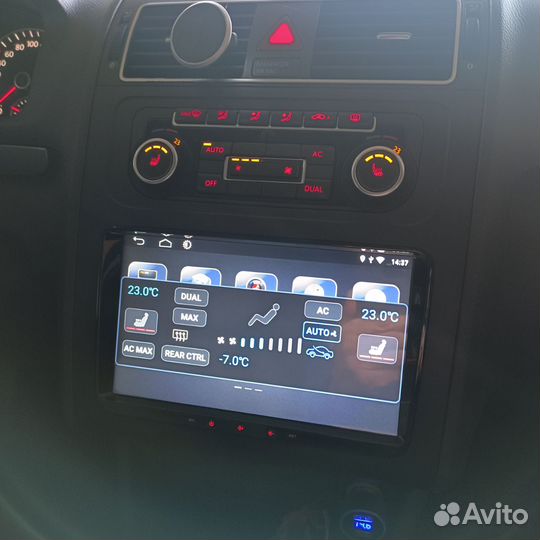 Магнитола android 9 дюймов на volkswagen