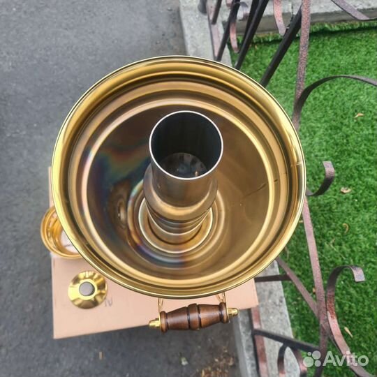 Самовар на дровах 5л. Новый. Доставка в Москву