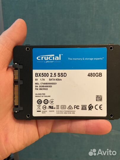 Ssd SATA 480 GB