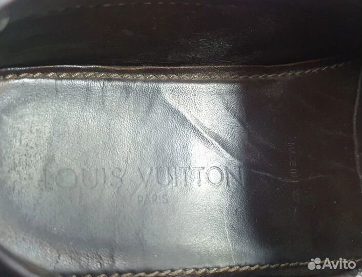 Мокасины кожа натур Louis Vuitton Италия оригинал