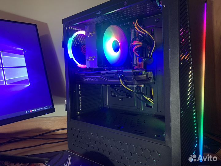 Игровой пк 24 ядра/RX 580 8CB/16GB DDR4/SSD + HDD