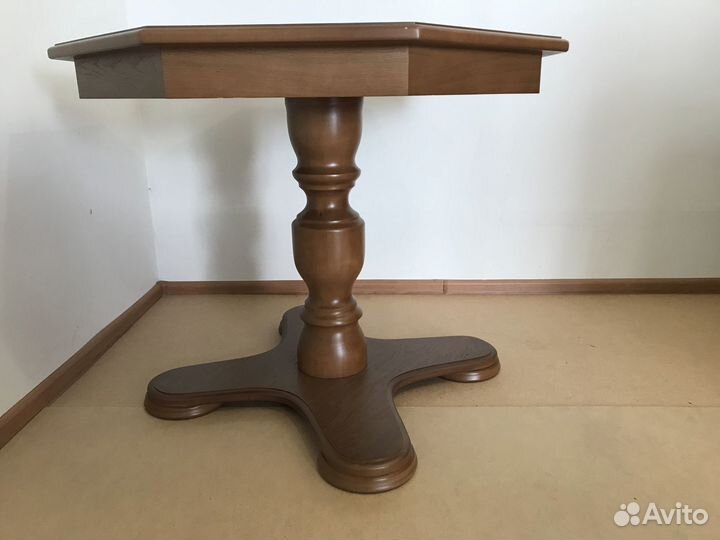 Мощный стол из массива новый береза дуб