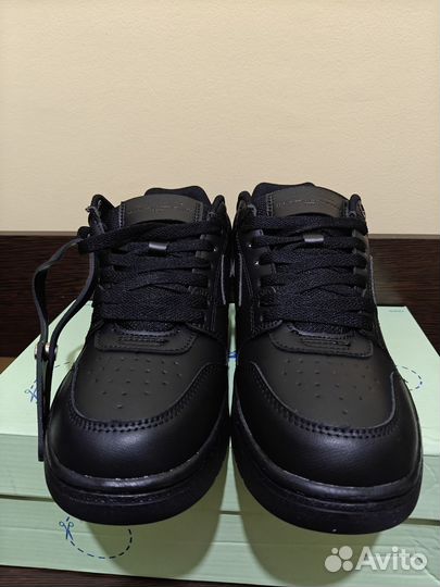 Кроссовки off white for walking черные