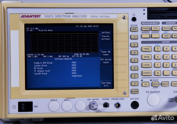 Анализатор спектра Advantest R3273 до 26б5 ггц