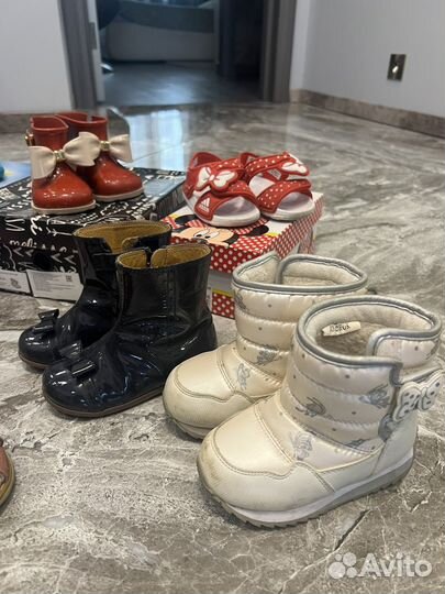 Обувь для девочки разных размеров