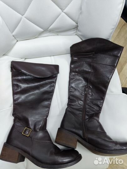 Сапоги 39 кожа