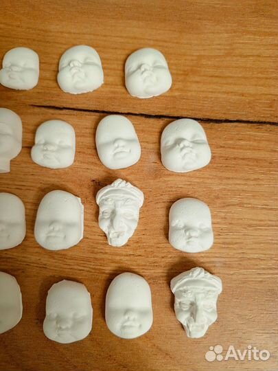 Лица для ватных игрушек 23 шт