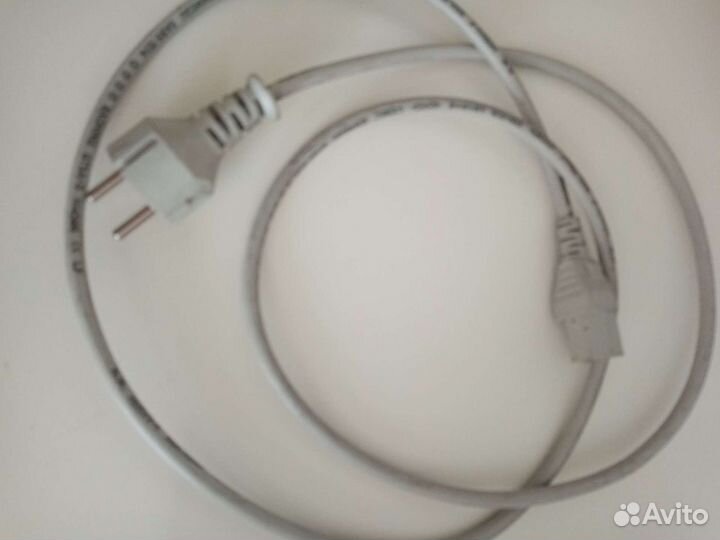 Сетевой кабель (шнур питания) 5 метр, 1,5 и 1 метр