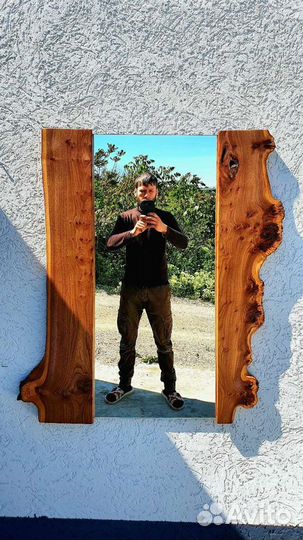 Зеркало из слэбов