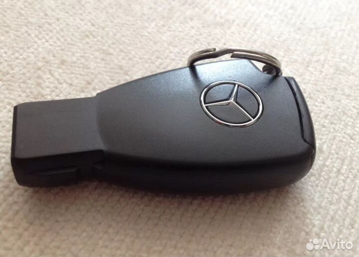Корпус ключа Мерседес пластик 2 кнопки